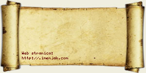 Mina Prokić vizit kartica